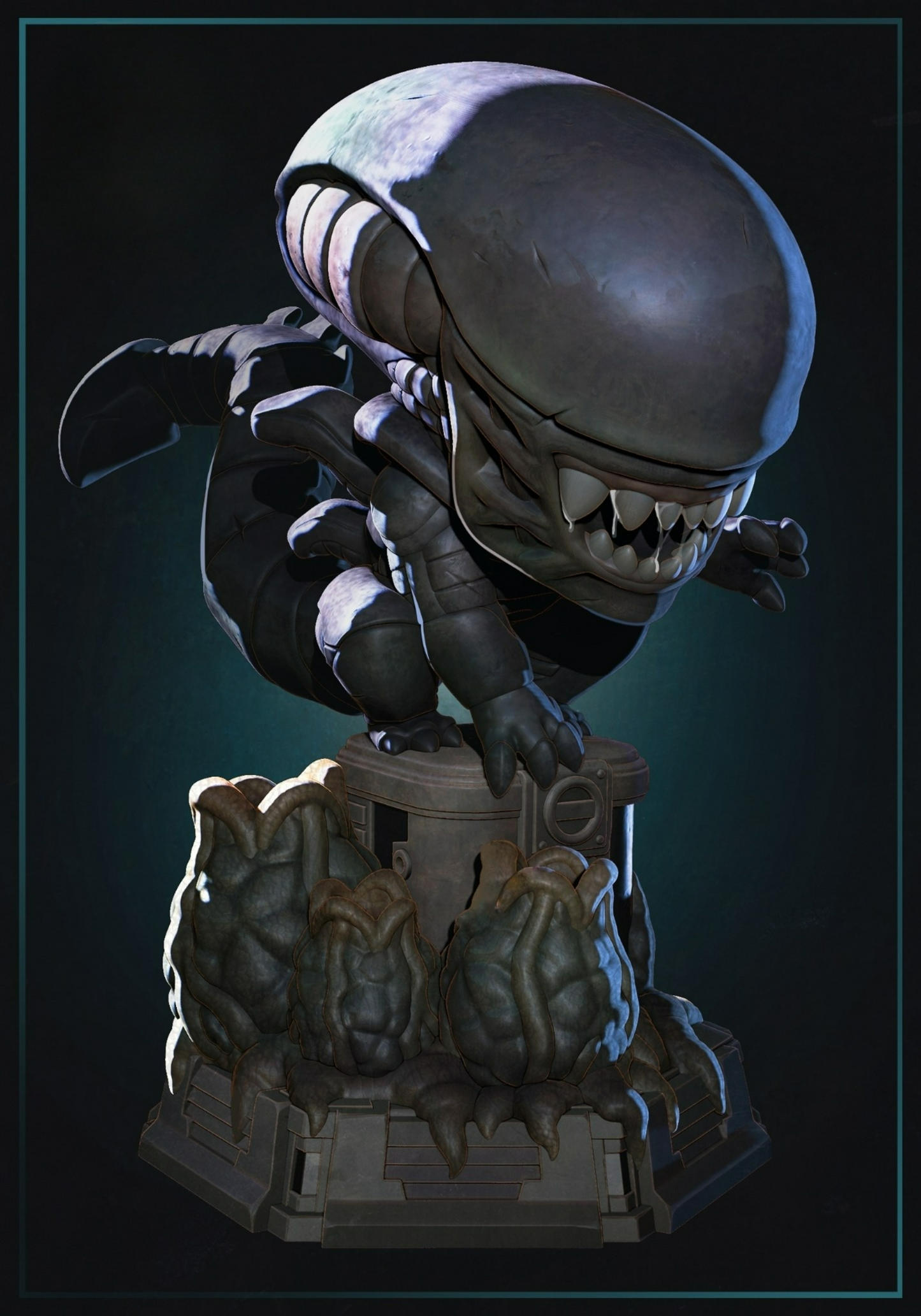 0040 Xenomorph Alien - STL 3D Print Files