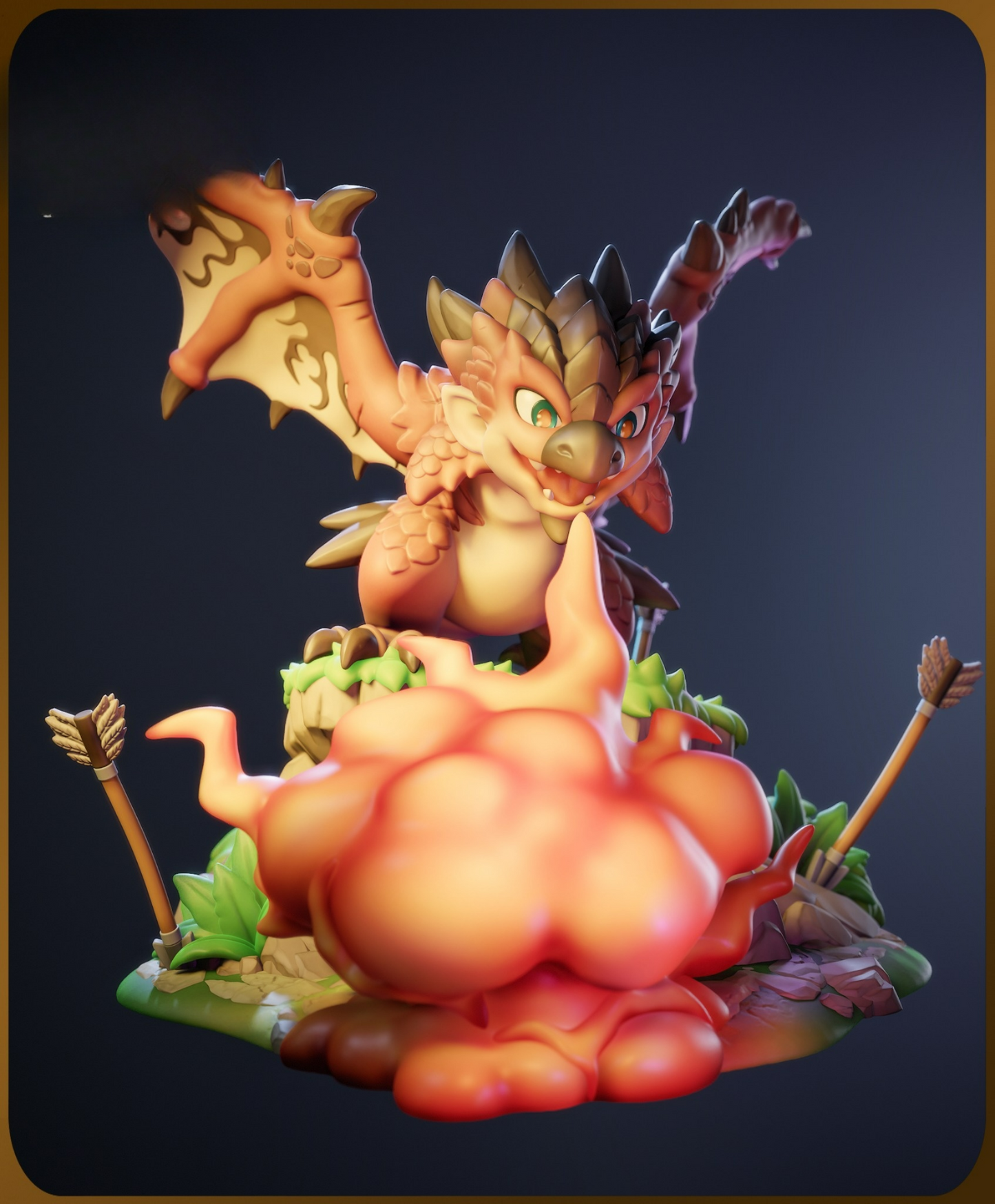 0055 Rathalos from Monster Hunter World - STL 3D Print Files