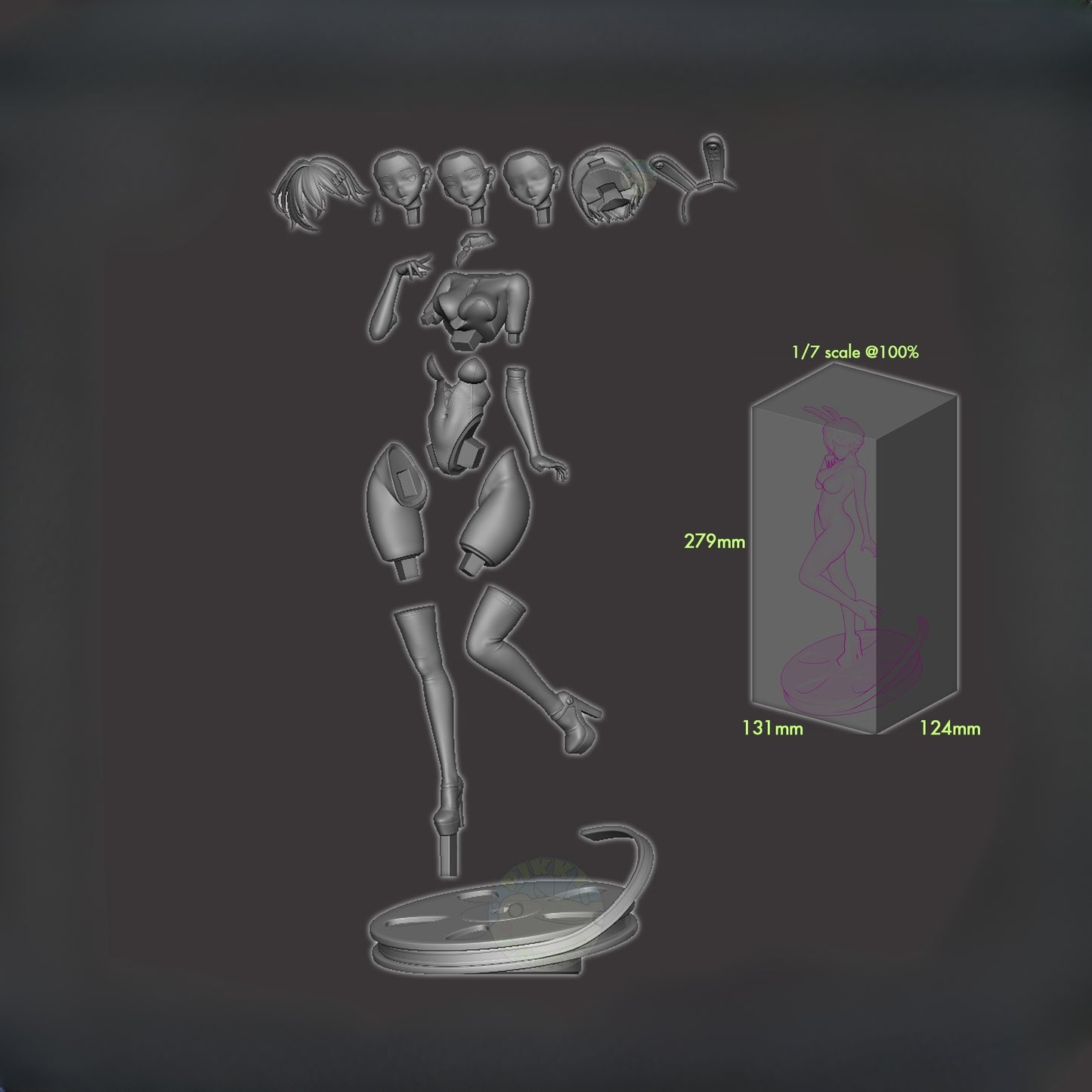 1556 Belle_Zenless Zone Zero - STL 3D Print Files