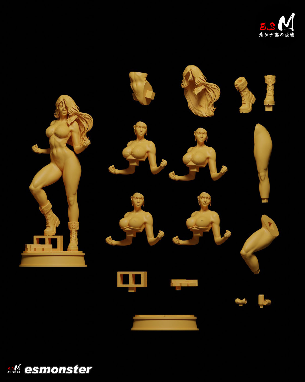 1914 Blaze Fielding_Streets of Rage NSFW - STL 3D Print Files