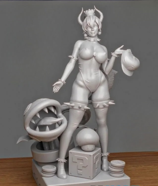 0782 Bowsette Super Mario - STL 3D Print Files