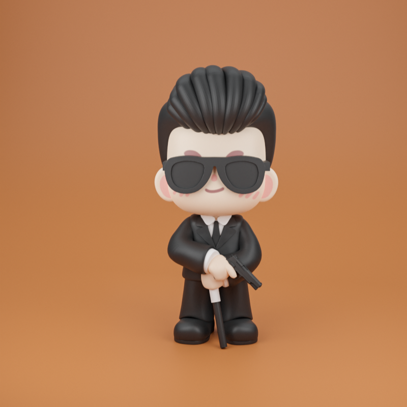 0210 Caine - STL 3D Print Files