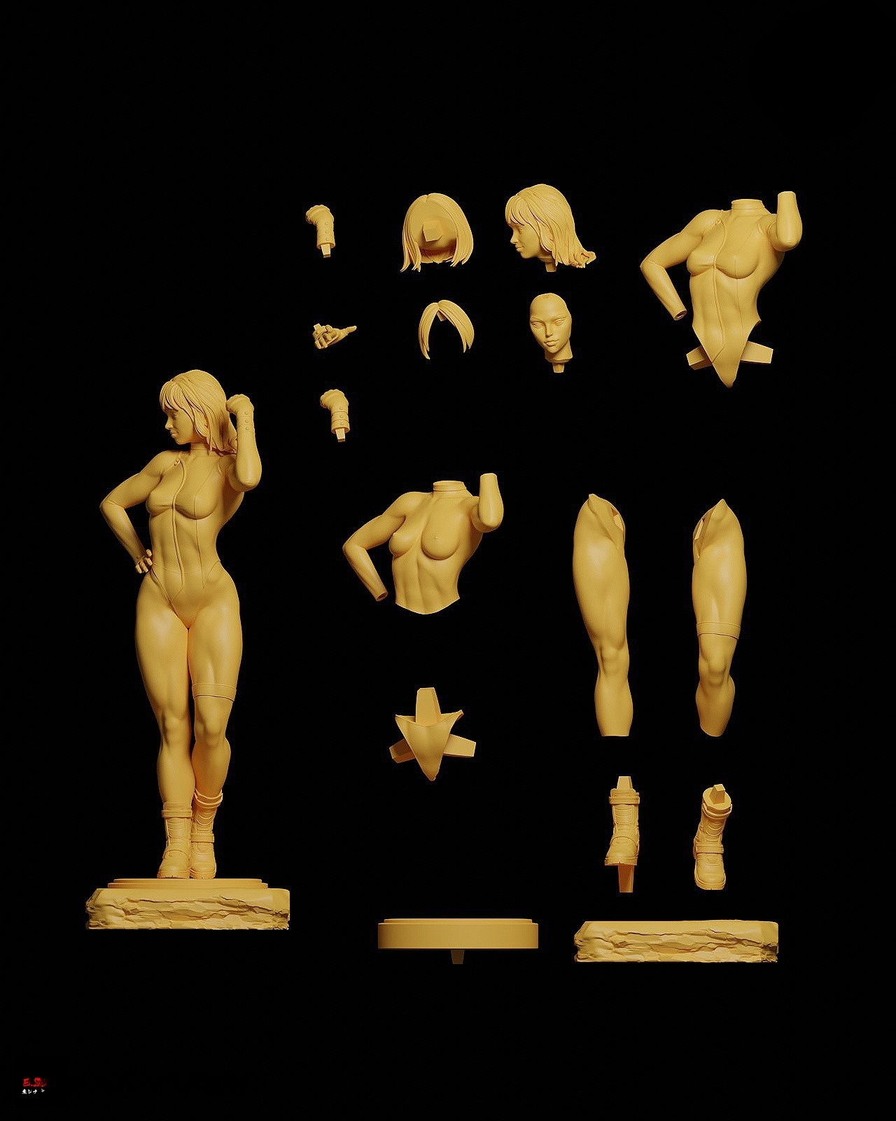1107 Caitlin Fairchild_Gen13 NSFW - STL 3D Print Files