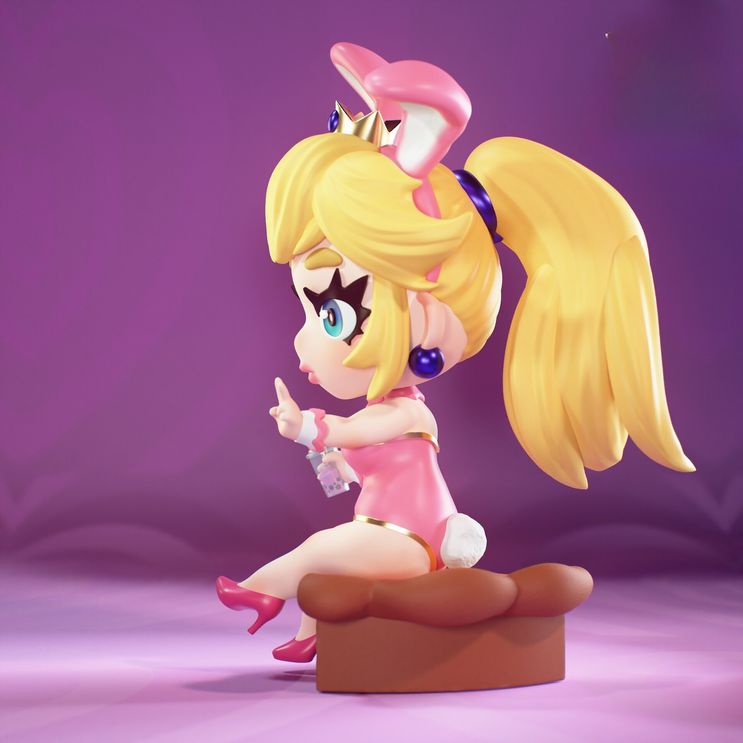 0059 Bunny Princess Peach - STL 3D Print Files