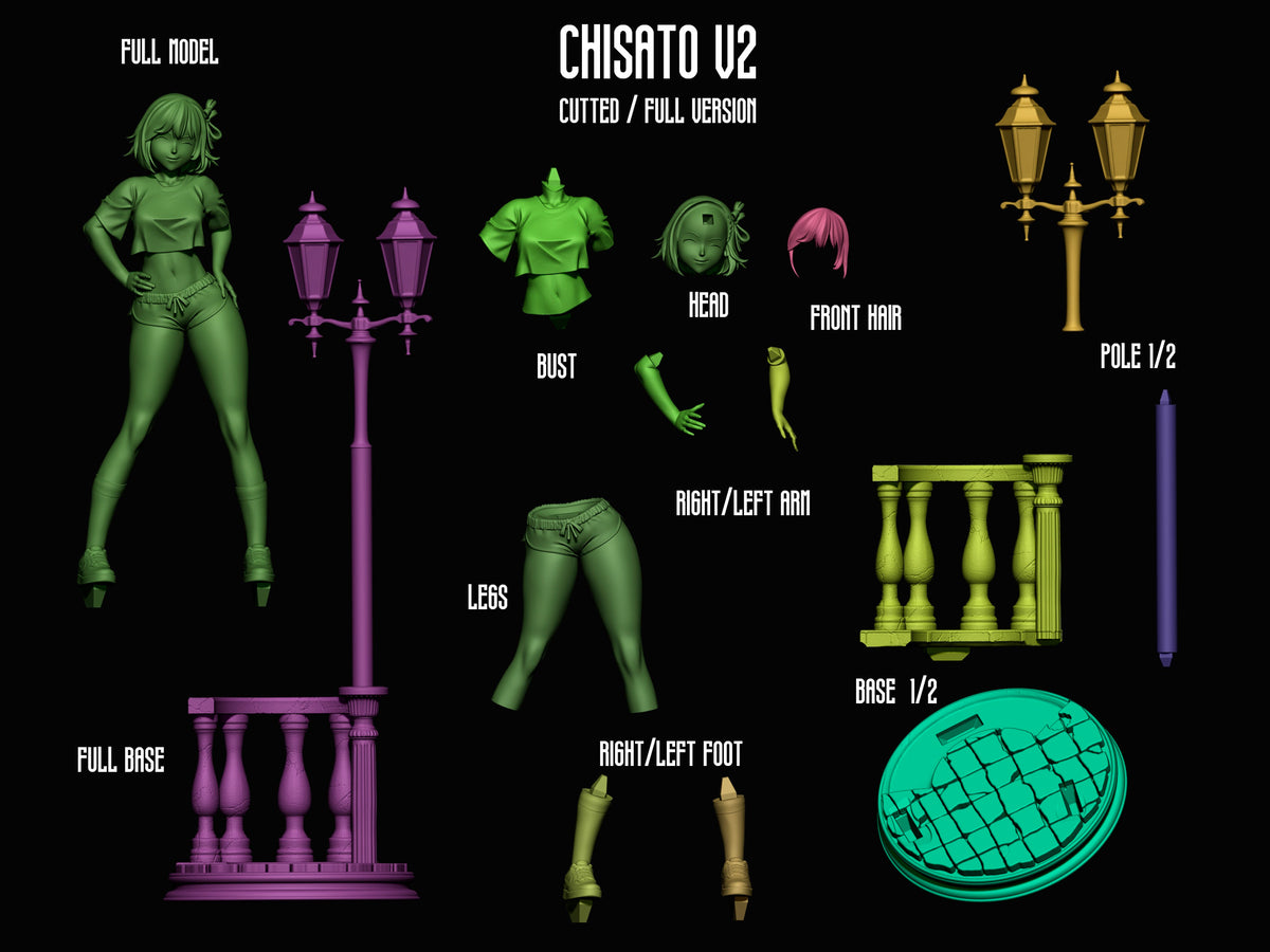 2119 Chisato Nishikigi_Lycoris Recoil - STL 3D Print Files