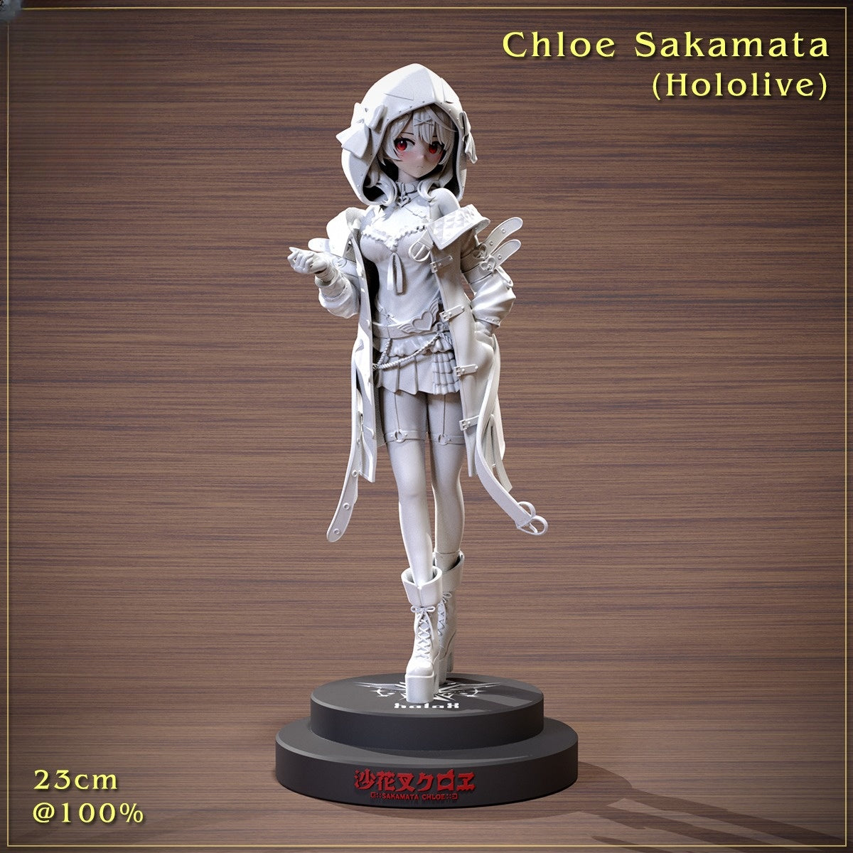 1412 Sakamata Chloe_Hololive VTuber - STL 3D Print Files