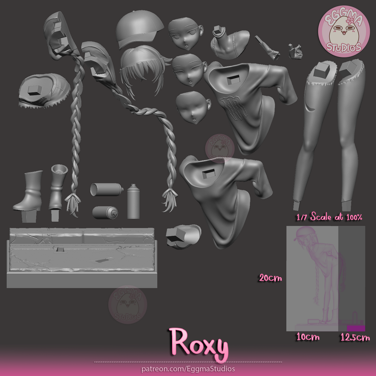 1968 Roxy Migurdia_Mushoku Tensei NSFW - STL 3D Print Files