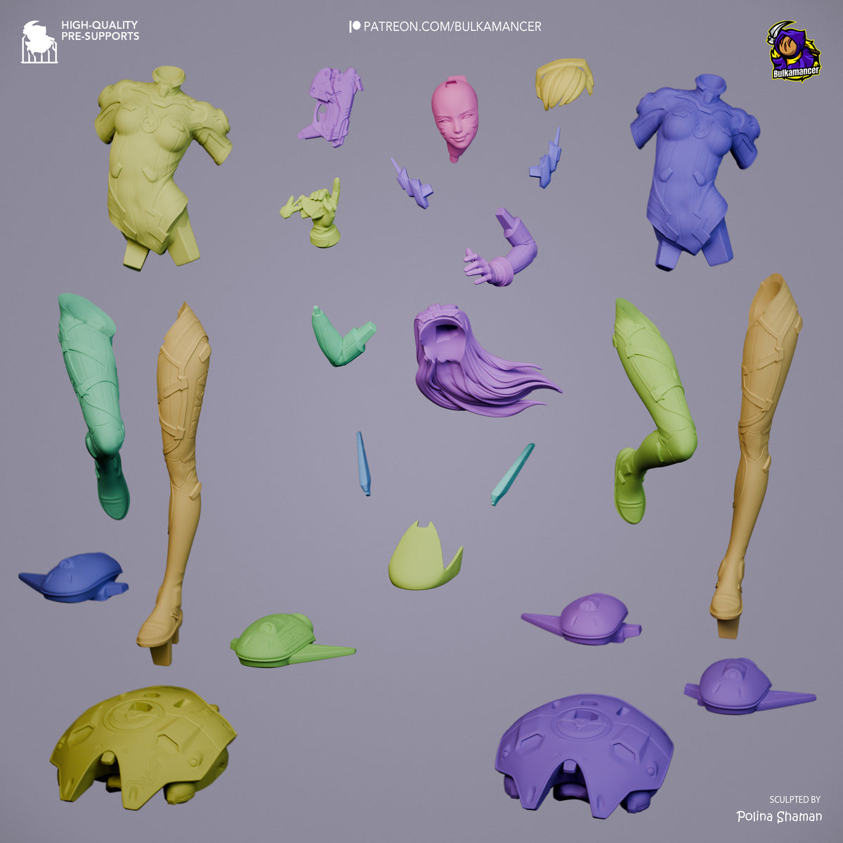 2130 D.Va_Overwatch - STL 3D Print Files