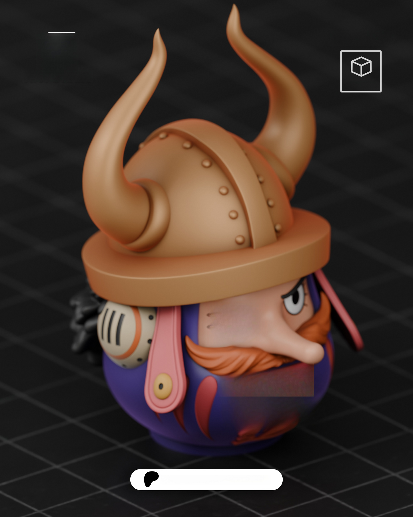 1500 Daruma_Usopp - STL 3D Print Files