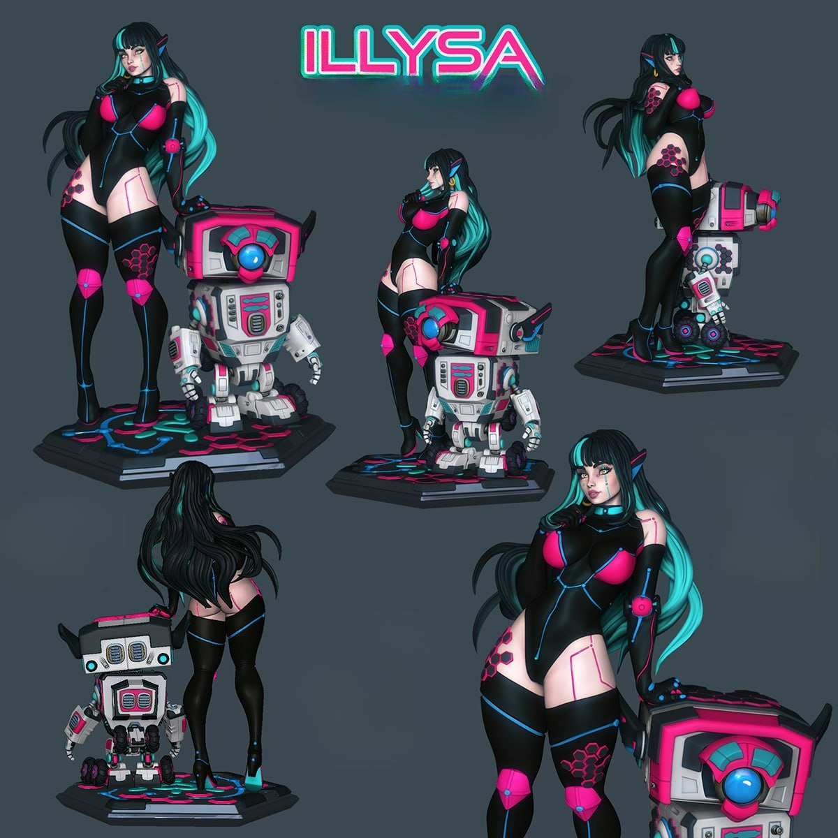 0928 Illysa (2843) - STL 3D Print Files