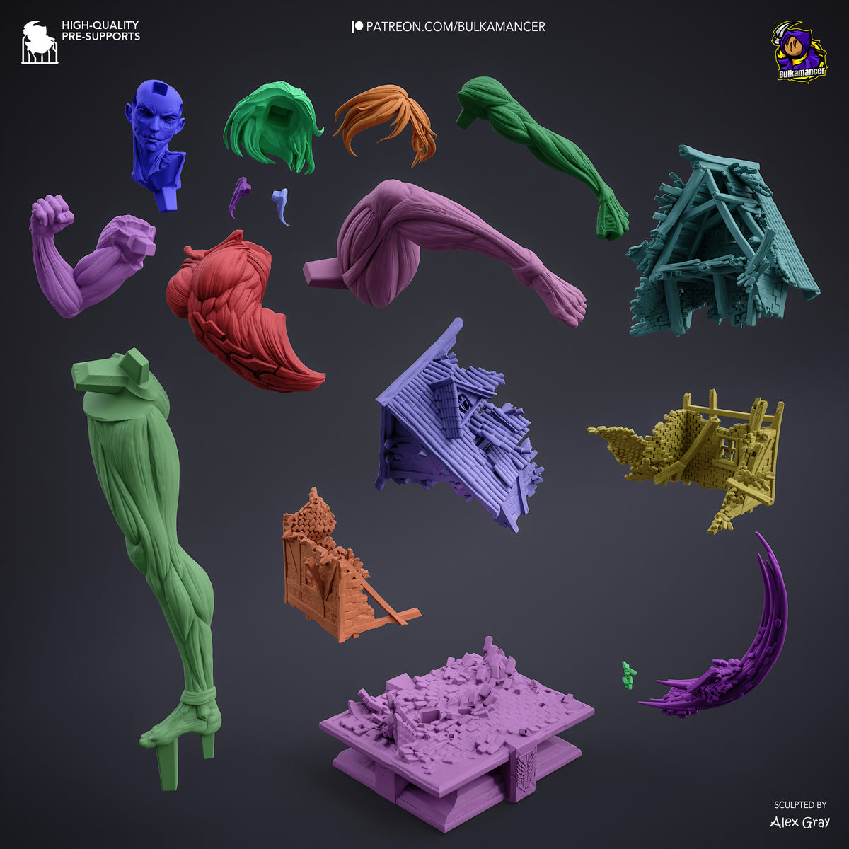 2004 Female Titan_Attack on Titan - STL 3D Print Files