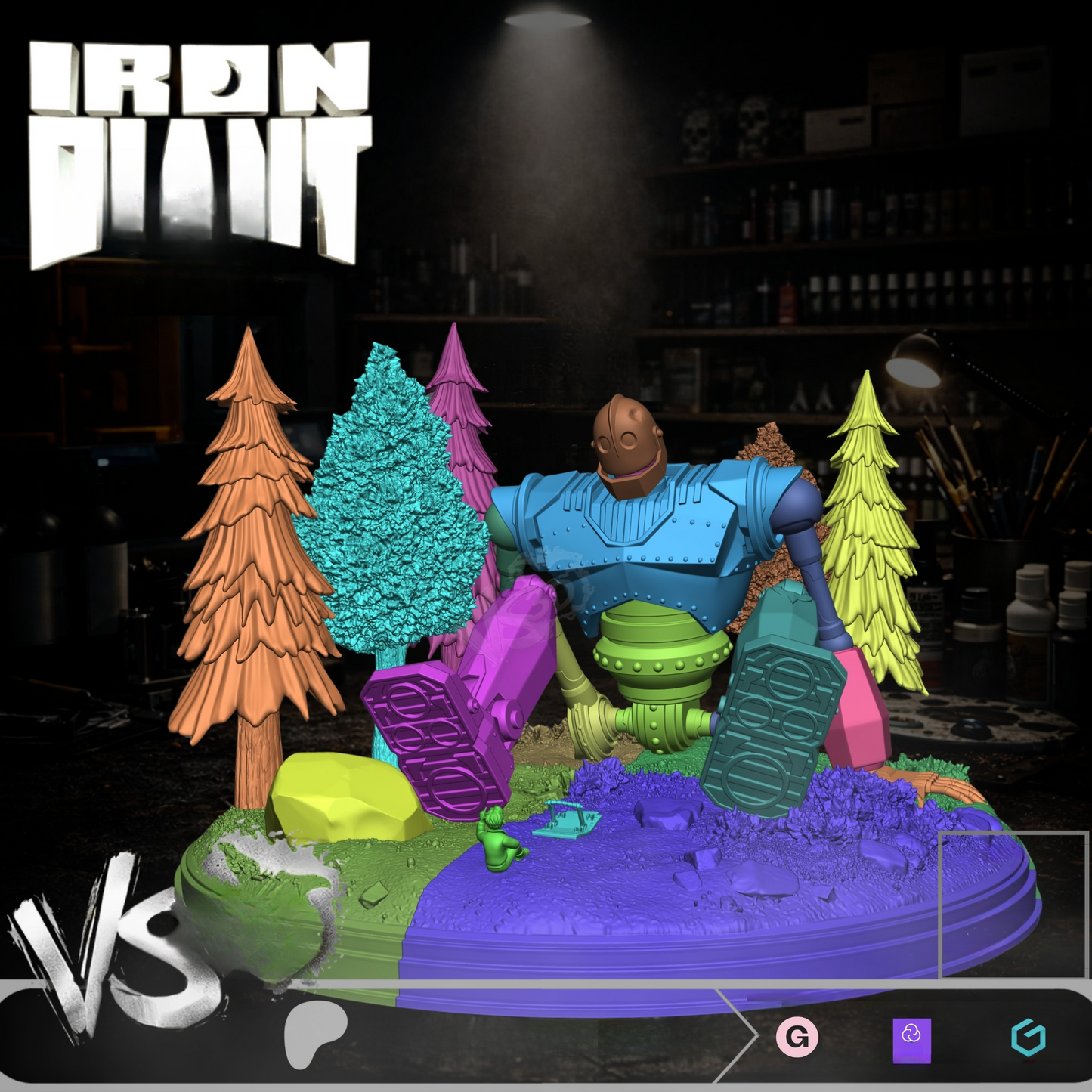 1415 The Iron Giant - STL 3D Print Files