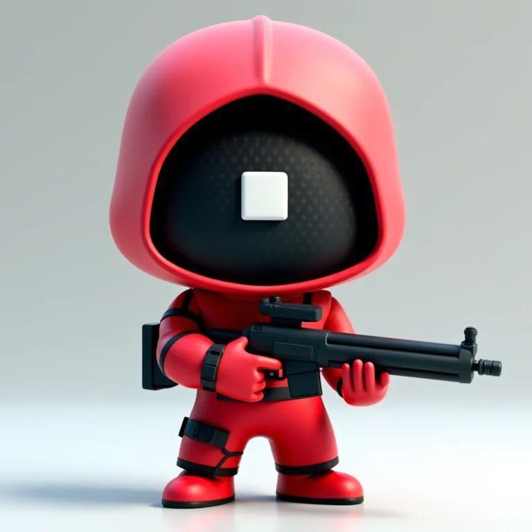 0160 Guard Squid Game - STL 3D Print Files