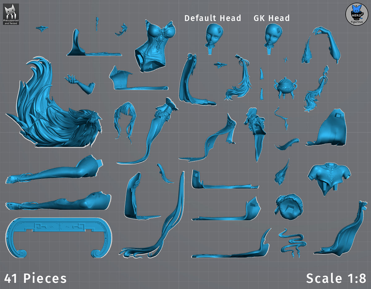 2207 Hsin (Sentinel Hsin)_Wuthering Waves - STL 3D Print Files