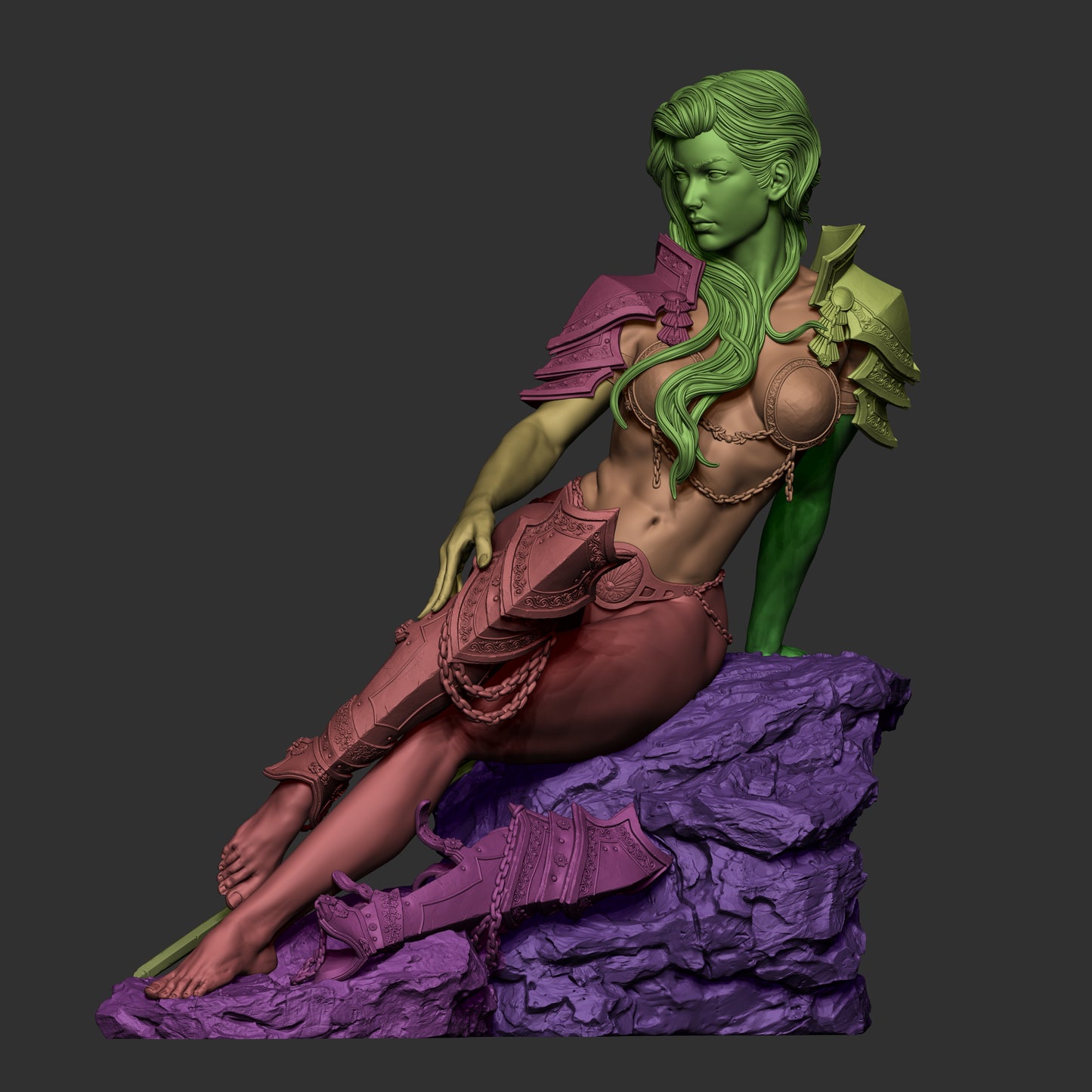 1424 Aurelia_The Ember Queen - STL 3D Print Files