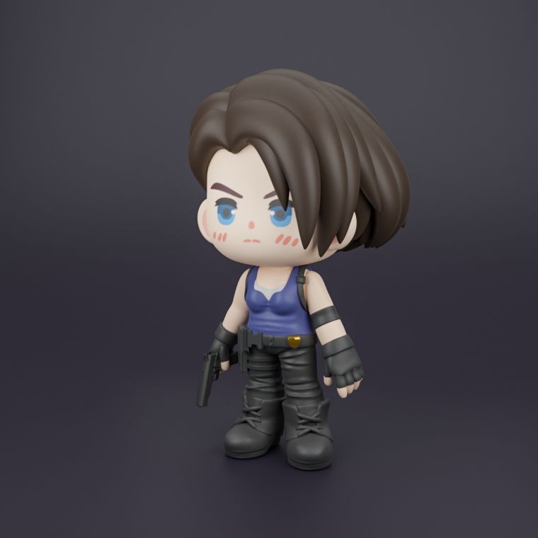 0137 Jill Valentine - STL 3D Print Files