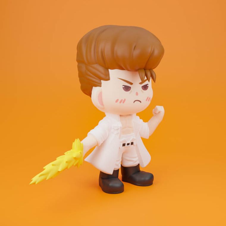 0166 Kazuma Kuwabara V2 - STL 3D Print Files