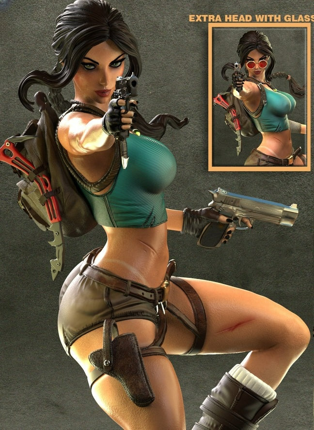 0634 Lara Croft - Tomb Raider (3588) - STL 3D Print Files