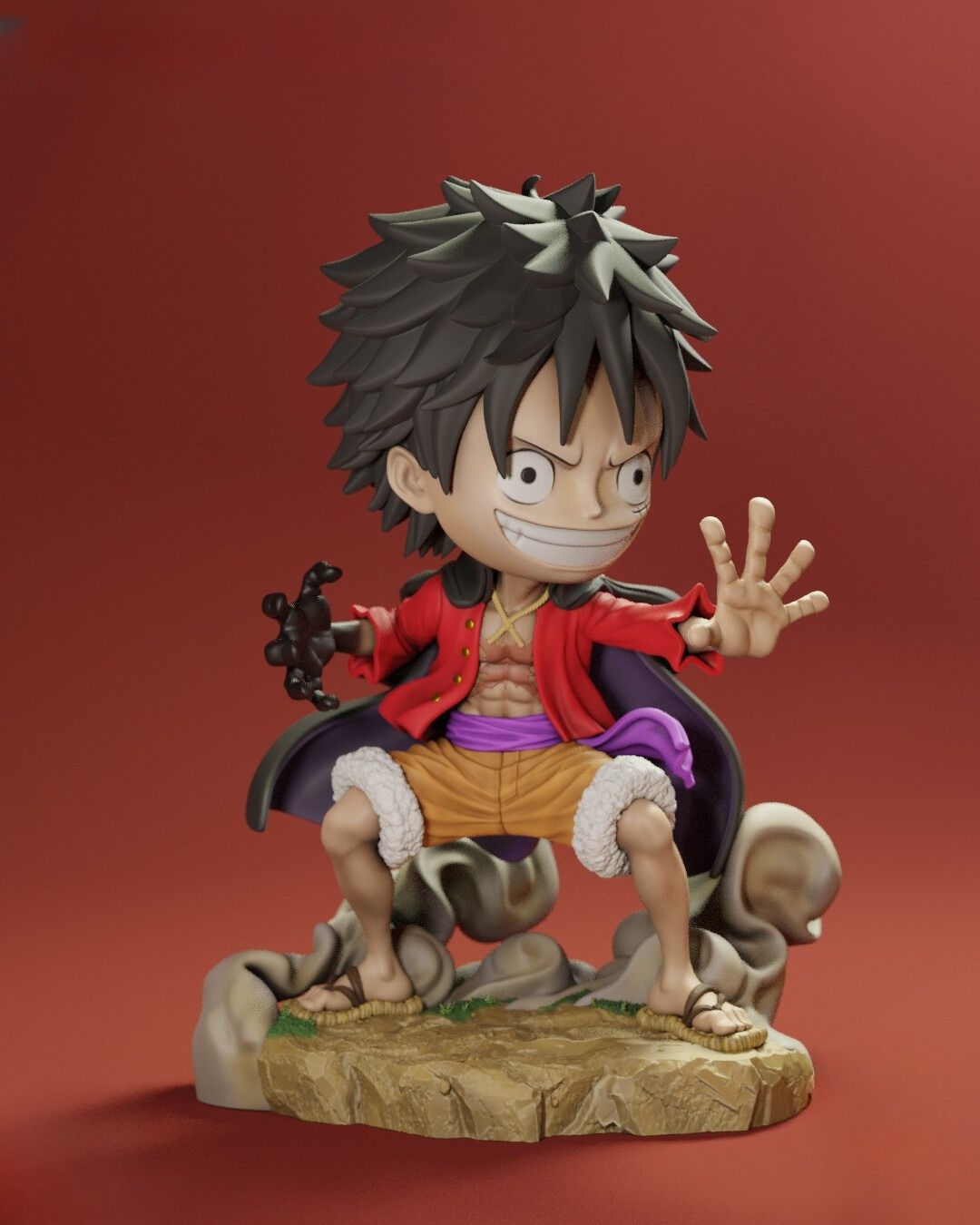 0238 Luffy (OP) - STL 3D Print Files