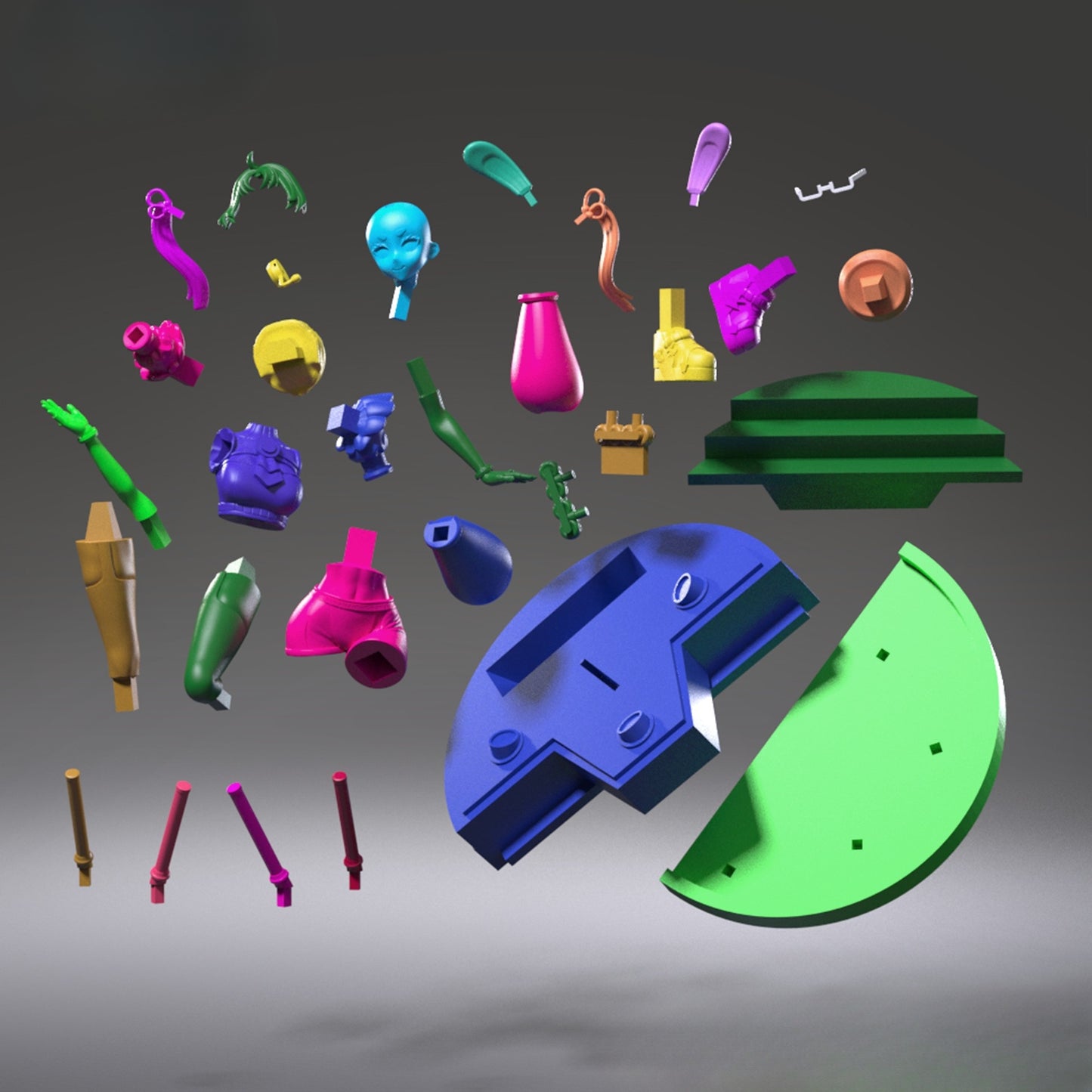 1225 Mai Pupuna Vtuber - STL 3D Print Files