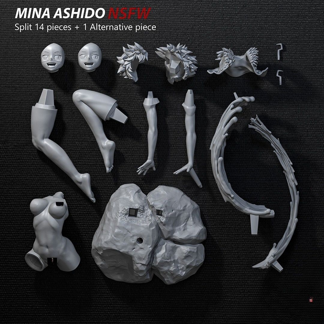 0282 Mina_Ashido_NSFW - STL 3D Print Files