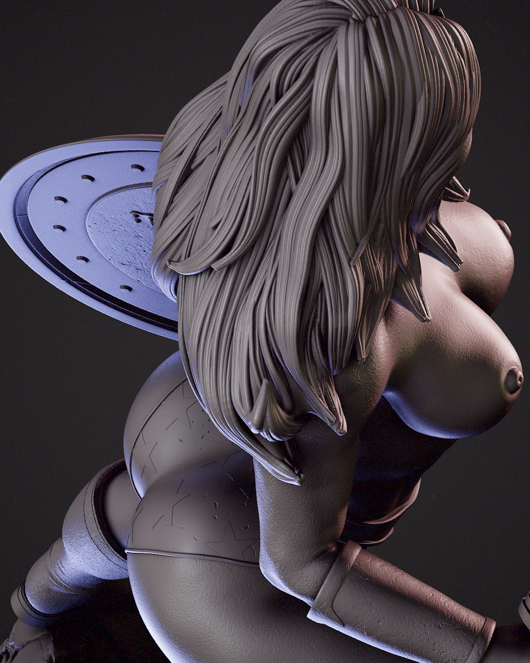 0937 Wonder Woman NSFW - DC Comics (2526) - STL 3D Print Files