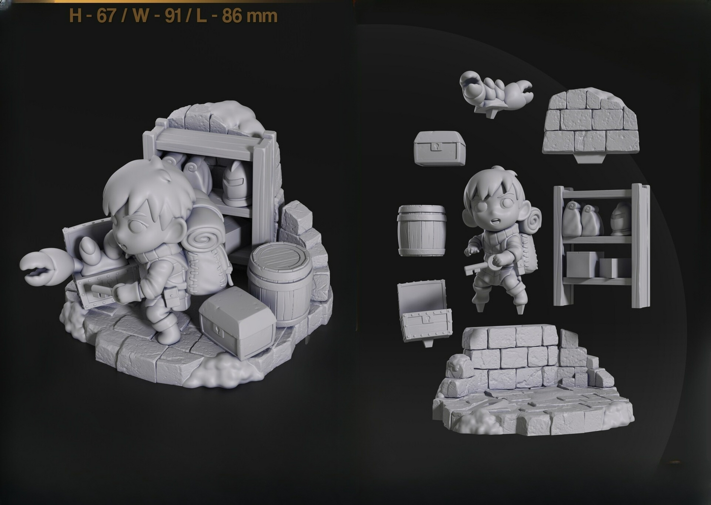 0044 Chilchuck Tims - STL 3D Print Files