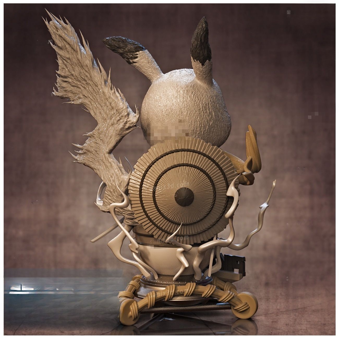 0253 Pikachu Pokemon2 - STL 3D Print Files