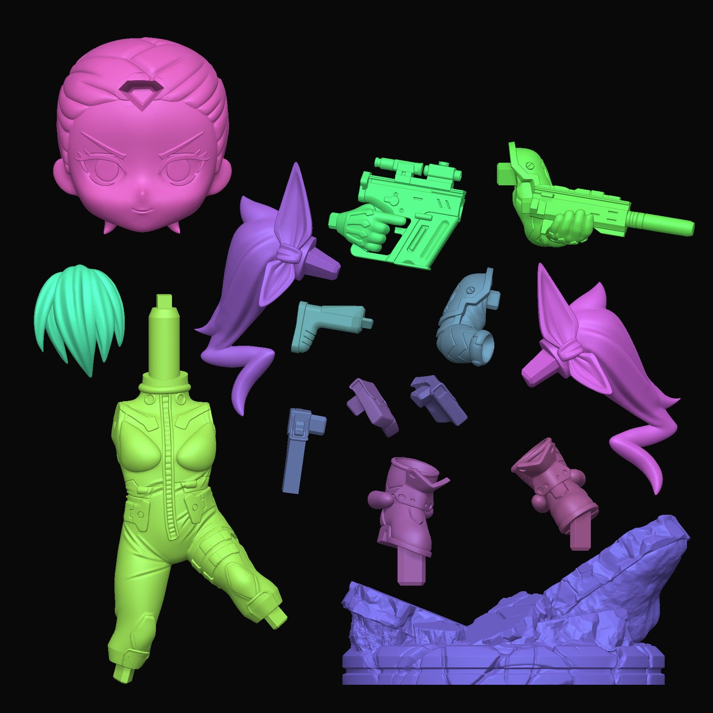 0603 Kikoru - STL 3D Print Files