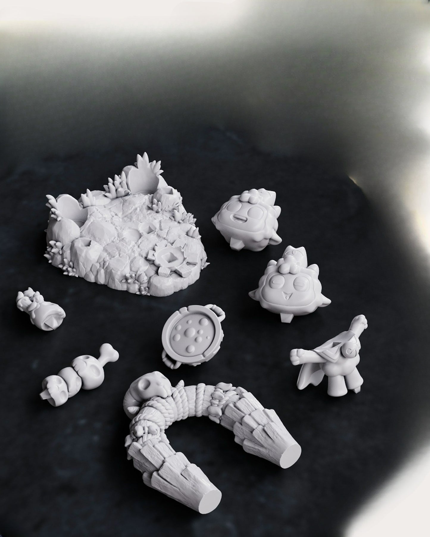 0011 Lamb - Cult of the Lamb - STL 3D Print Files