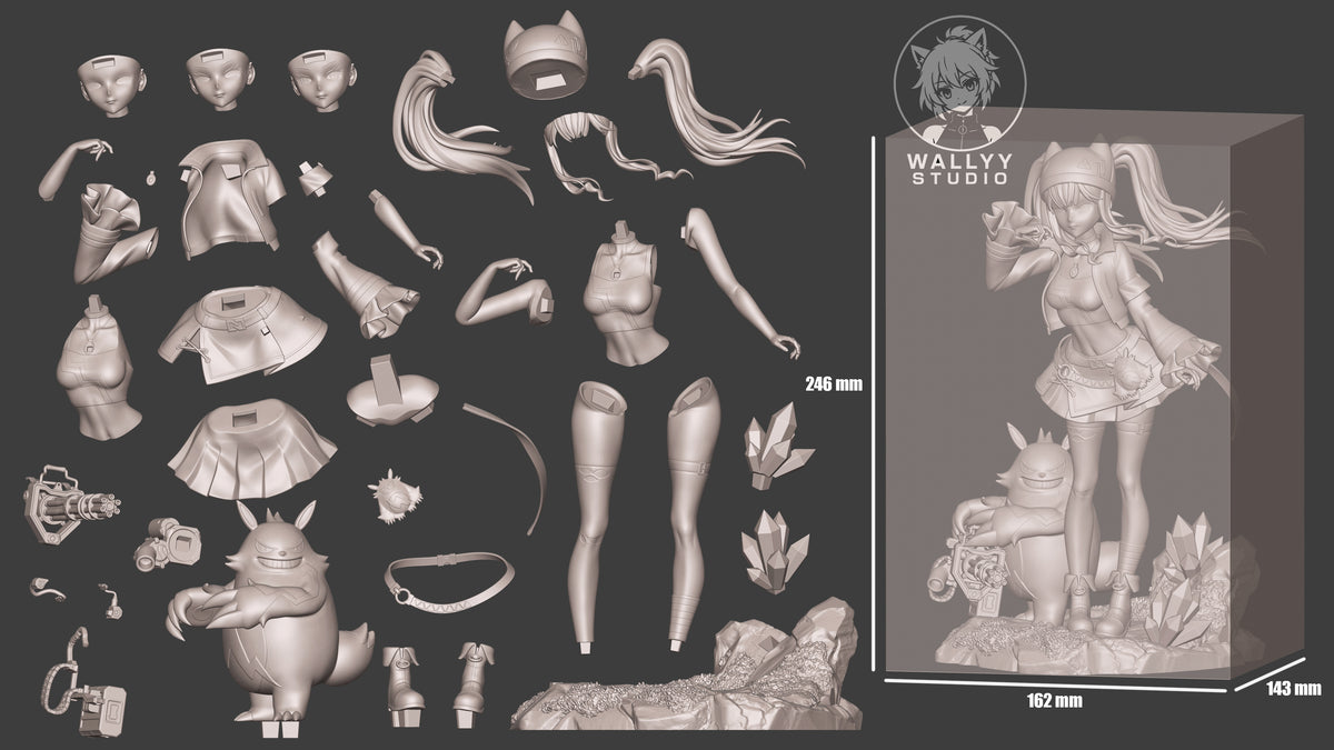 2060 Zoe Rayne_Palworld - STL 3D Print Files