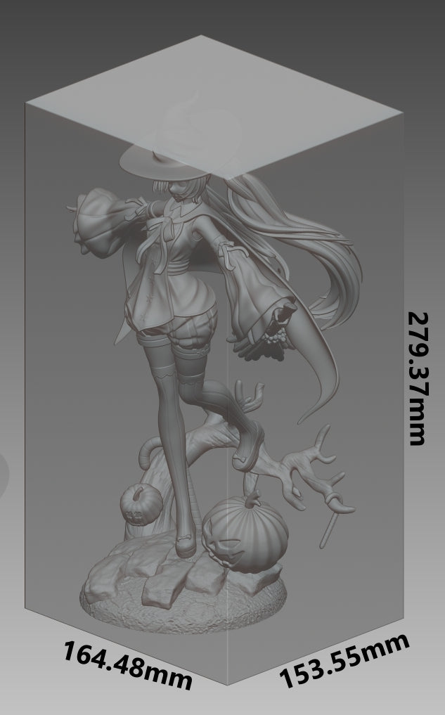 1590 Pumpkin Miku - STL 3D Print Files