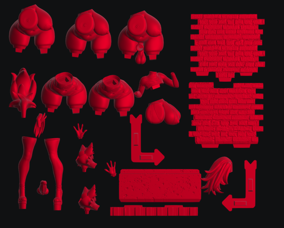 1278 Roxanne - STL 3D Print File
