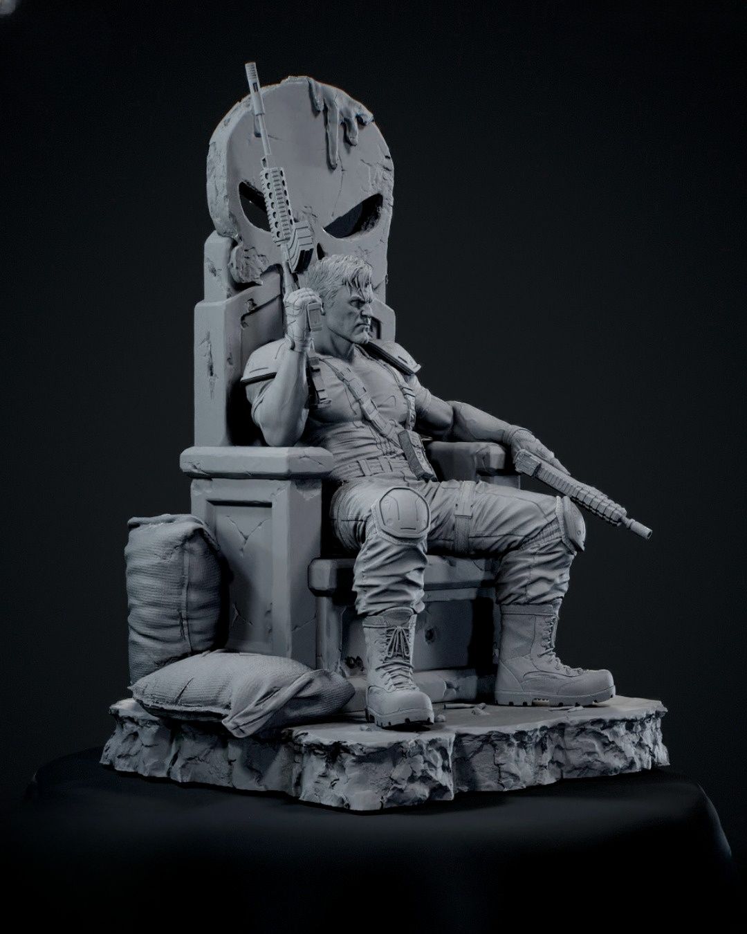 0400 Punisher - STL 3D Print Files
