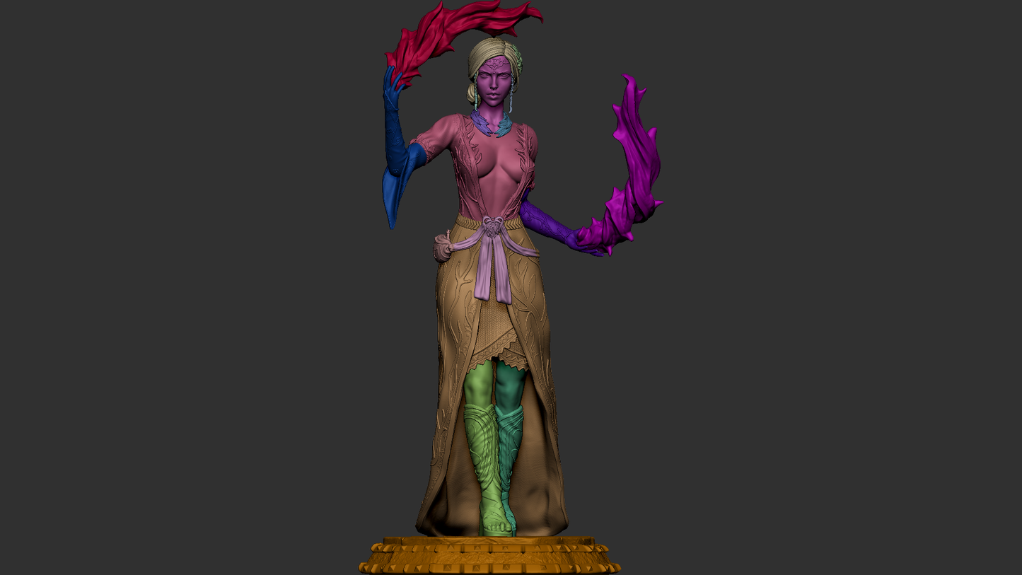 0440 Triss Merigold - Witcher - STL 3D Print Files