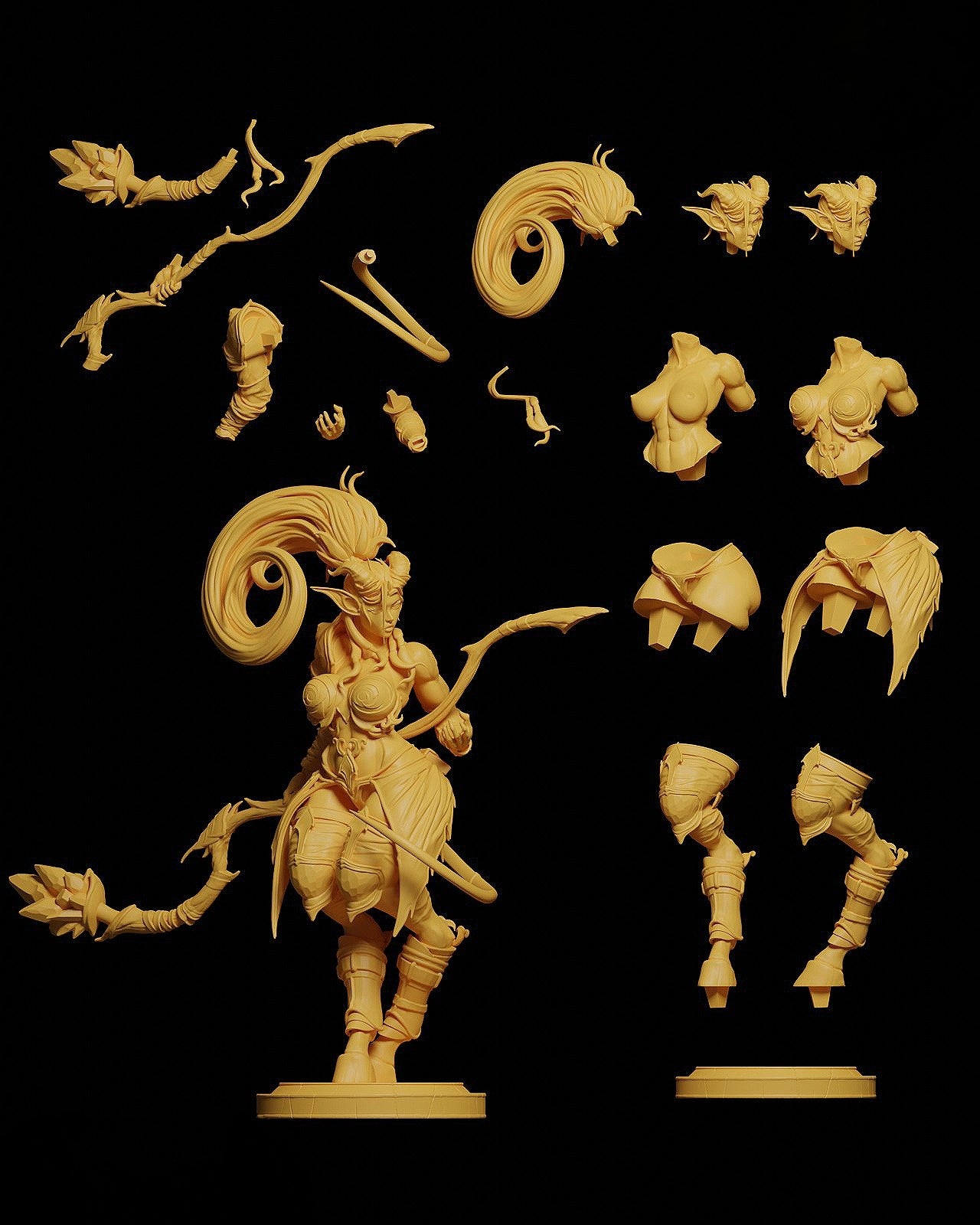 0890 Draenei World of Warcraft - STL 3D Print Files