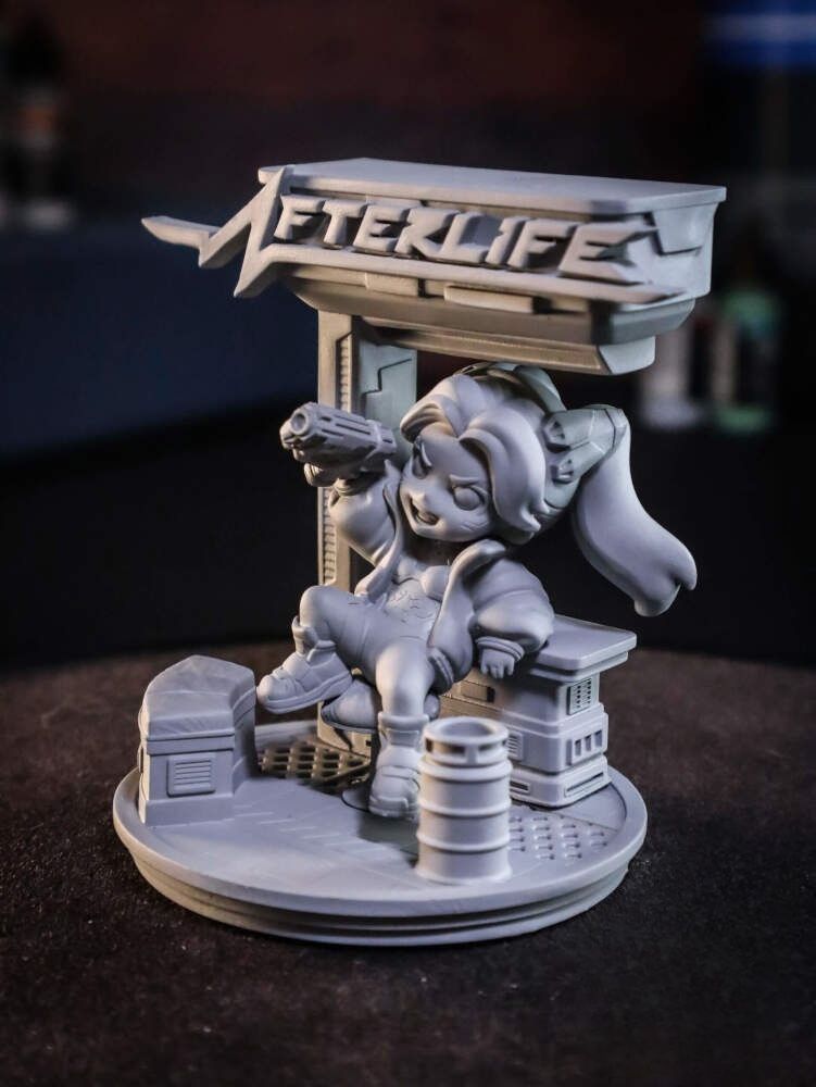 0155 Rebecca from Cyberpunk - STL 3D Print Files
