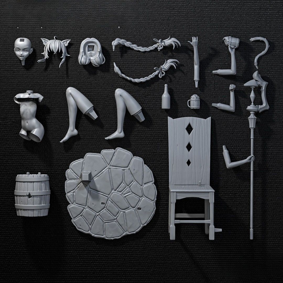 0310 Mushoku Tensei_Roxy NSFW - STL 3D Print Files