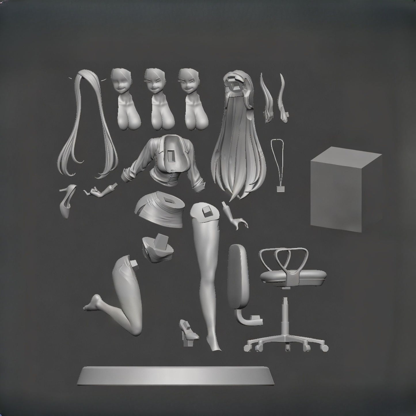 0419 Mirko_My Hero Acedemia - STL 3D Print Files