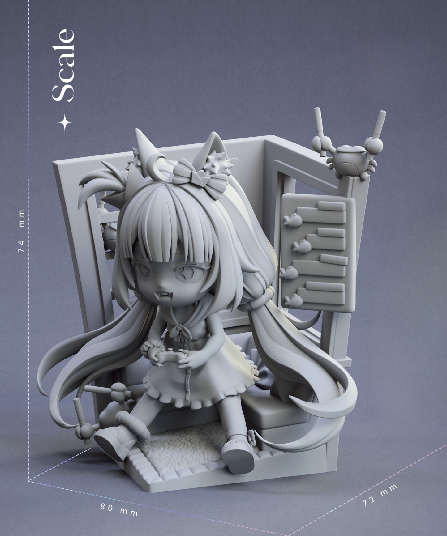1247 Sameko Saba - STL 3D Print File
