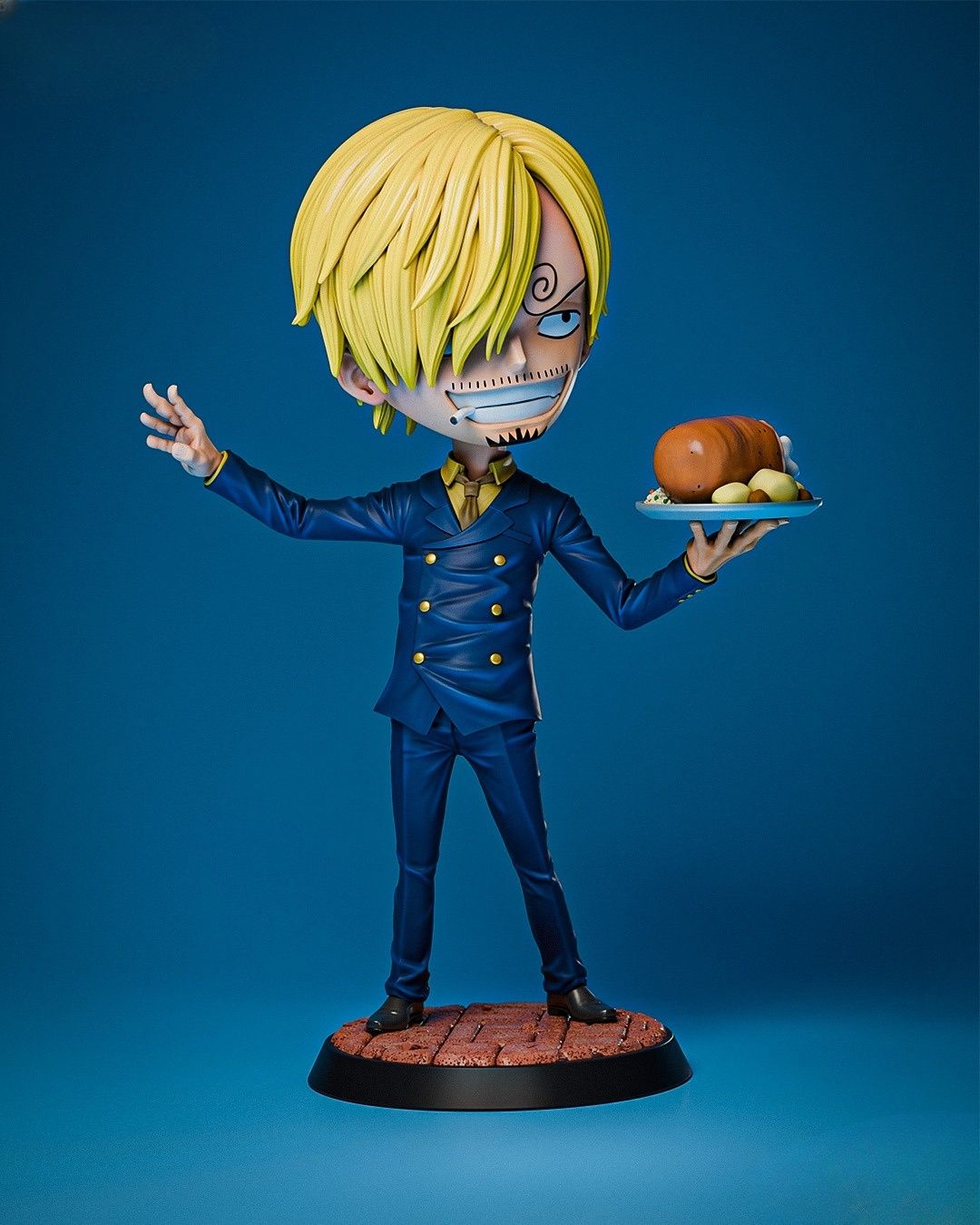 0149 Sanji - STL 3D Print Files
