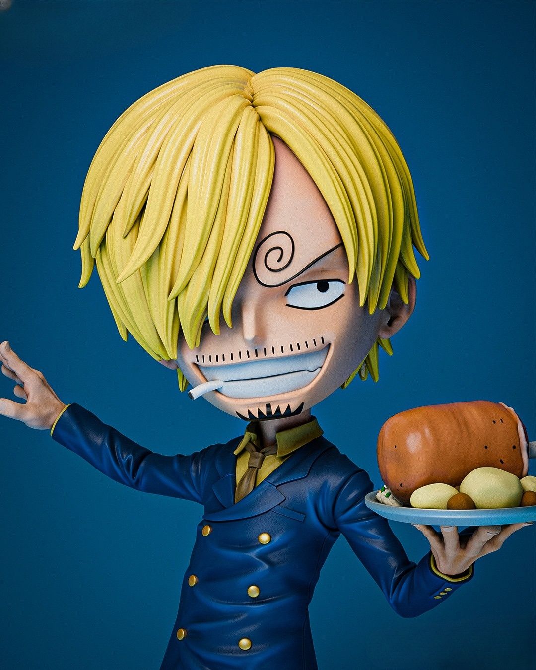 0149 Sanji - STL 3D Print Files