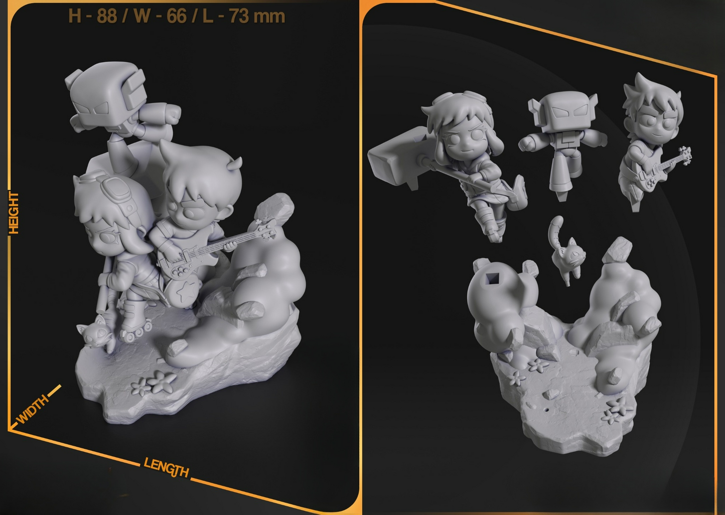 0029 Ramona - STL 3D Print Files
