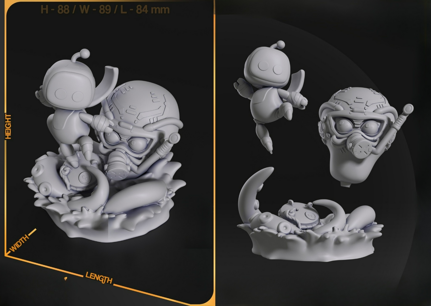 0053 Astrobot - STL 3D Print Files