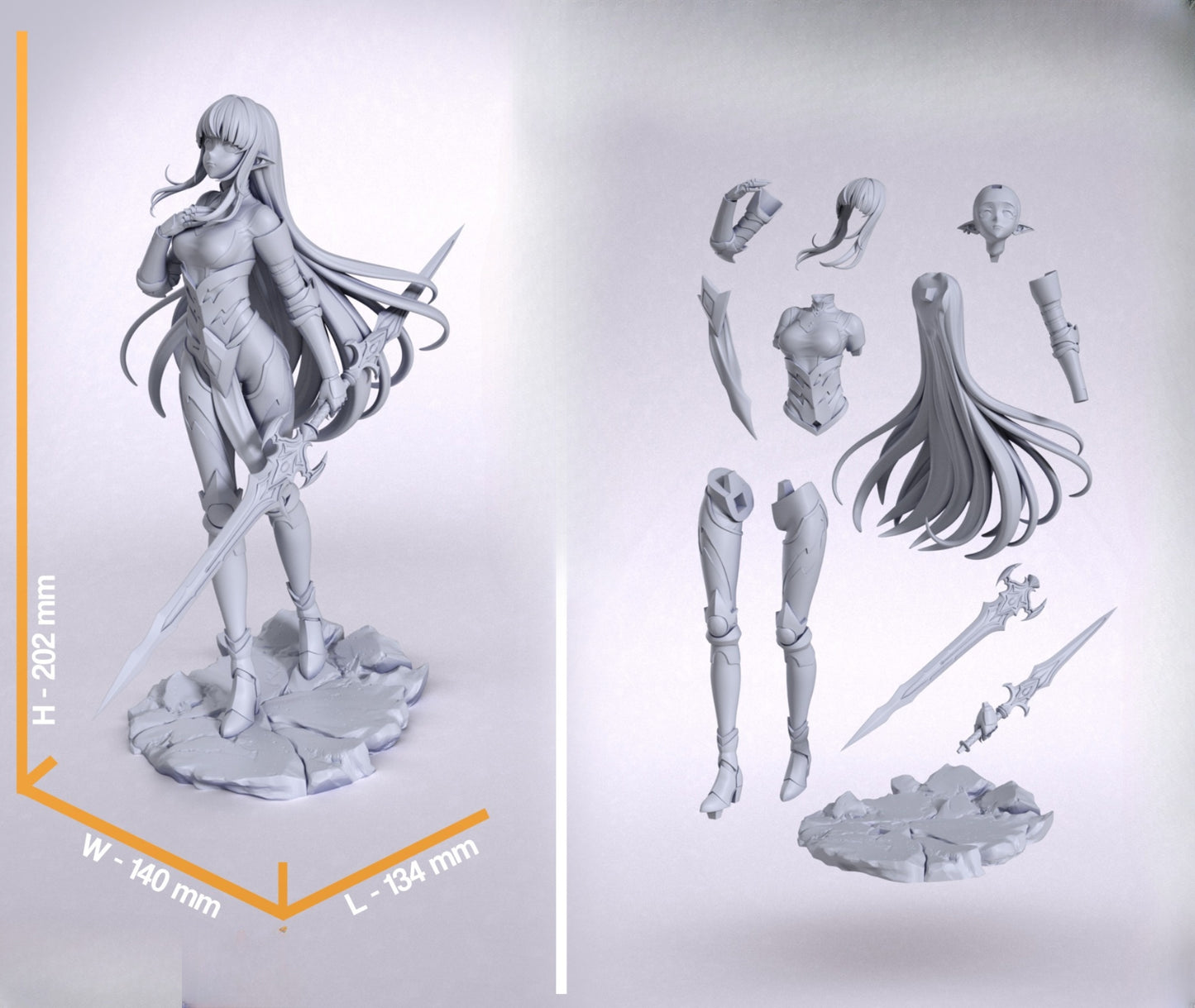 0560 Esil Radiru_Solo Leveling - STL 3D Print Files