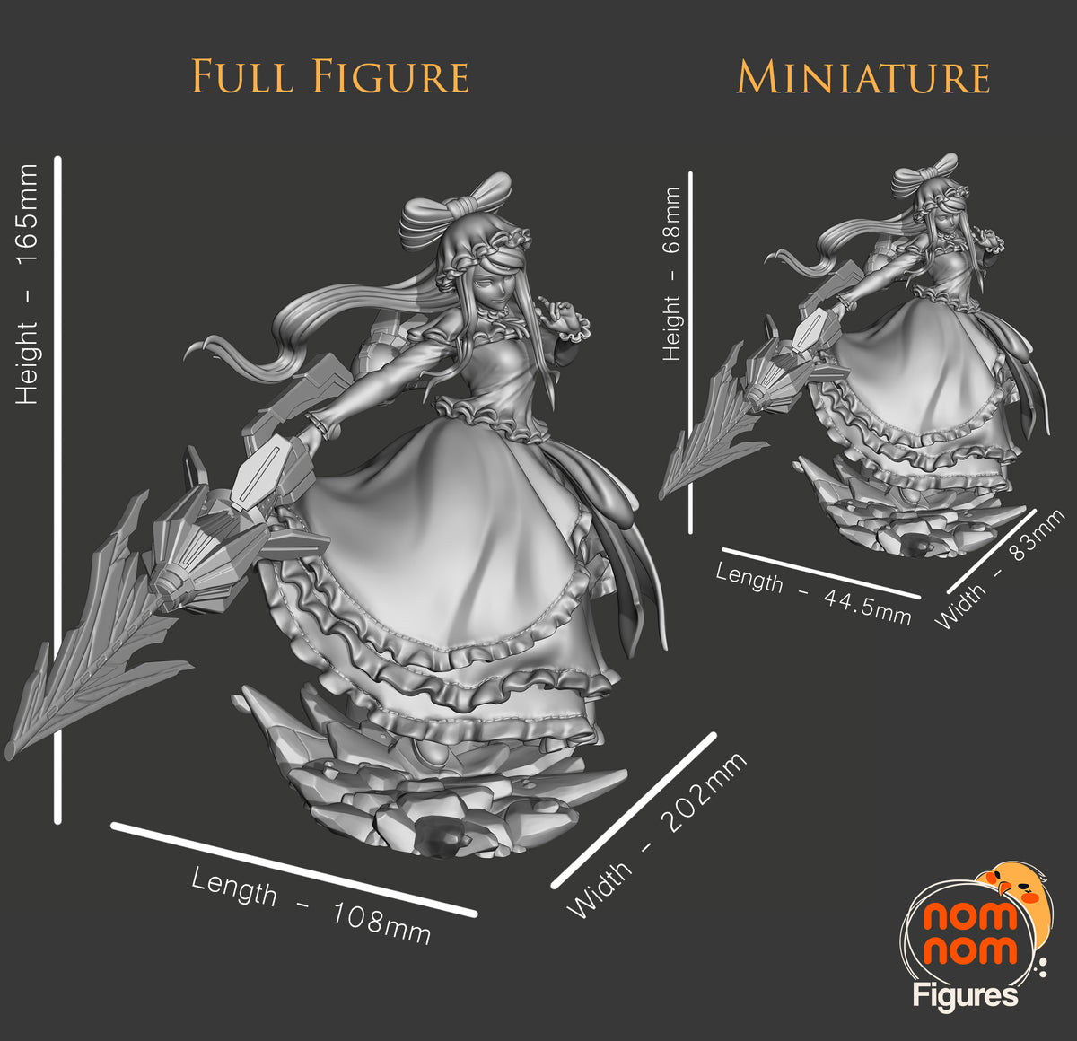 2167 Shalltear Bloodfallen_Overlord - STL 3D Print Files