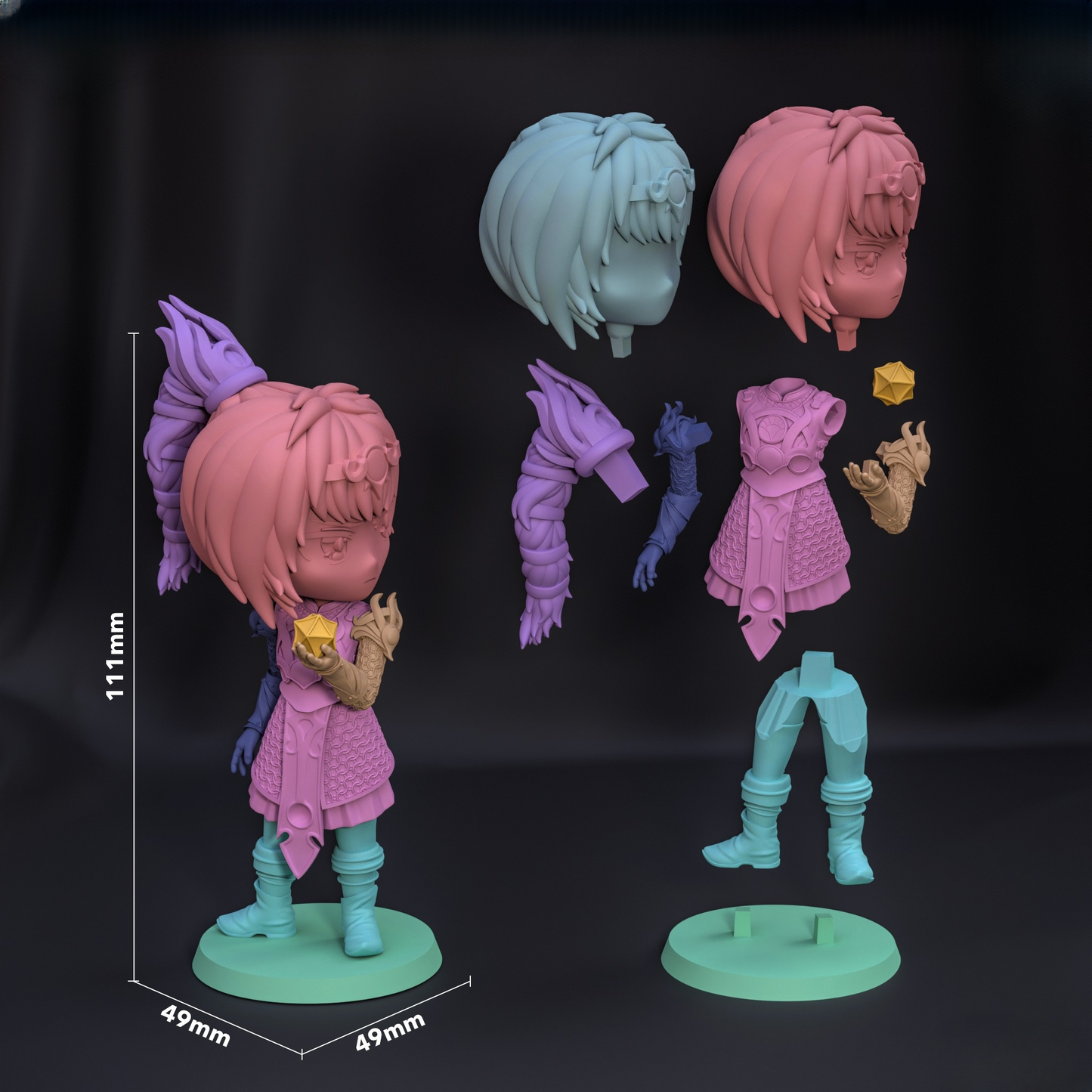 0066 Shadowheart - Baldur's Gate3 - STL 3D Print Files
