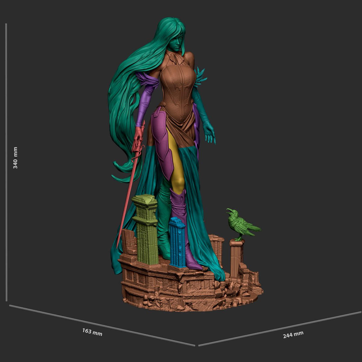 2185 Shanoa_Castlevania Order of Ecclesia - STL 3D Print Files
