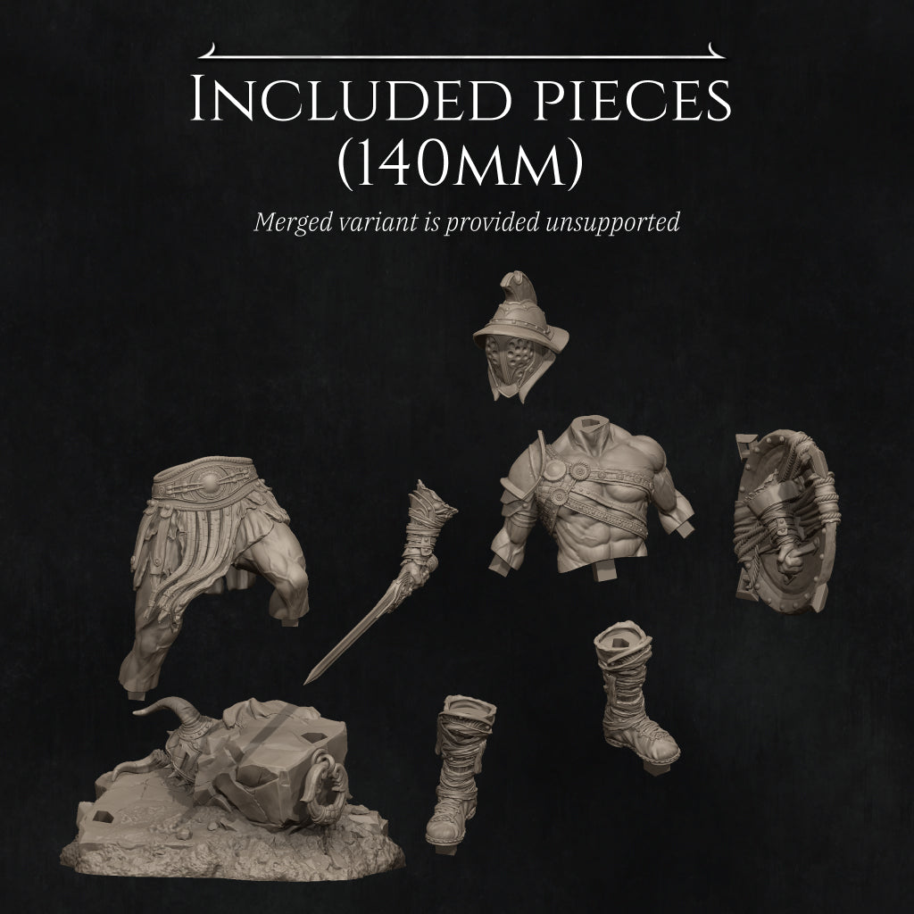0853 Gladiator Swordsman - STL 3D Print Files