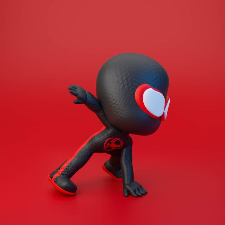 0167 Spider-Miles - STL 3D Print Files